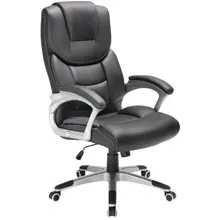 Deuba® Bürostuhl Mailand Schwarz 120kg 74x67x111-121cm Deuba® Bürostuhl Mailand Schwarz 120kg 74x67x111-121cm