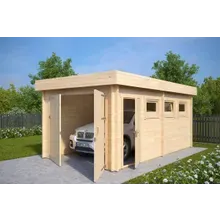 Holzgaragen-Bausatz “Typ C” 3x6m | Garage aus Holz | Holzgarage als Bausatz | Fertiggarage kaufen | Einfache Holzgarage Holzgaragen-Bausatz “Typ C” 3x6m | Garage aus Holz | Holzgarage als Bausatz | Fertiggarage kaufen | Einfache Holzgarage