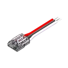 LED Anschlussverbinder – 3-polig, 10 mm, mit 15 cm Kabel, lötfrei für CCT SMD LED Streifen LED Anschlussverbinder – 3-polig, 10 mm, mit 15 cm Kabel, lötfrei für CCT SMD LED Streifen