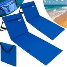 Detex® Strandmatte 2er-Set Blau 158x56x46cm gepolstert Detex® Strandmatte 2er-Set Blau 158x56x46cm gepolstert