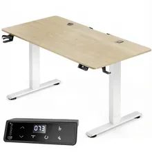 Höhenverstellbarer Schreibtisch Beige 160x75x72-117cm Höhenverstellbarer Schreibtisch Beige 160x75x72-117cm
