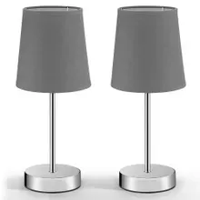 Tischlampe Lumière 2er-Set Grau Tischlampe Lumière 2er-Set Grau