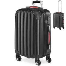 monzana® Hartschalenkoffer Rollen 360º Handgepäck Schwarz ABS monzana® Hartschalenkoffer Rollen 360º Handgepäck Schwarz ABS