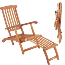 Casaria® Gartenliege Queen Mary® Akazienholz FSC®-zertifiziert 169x54x95cm Casaria® Gartenliege Queen Mary® Akazienholz FSC®-zertifiziert 169x54x95cm