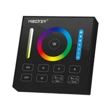 MiBoxer B0 LED Wandfernbedienung Schwarz – für RGB, RGBW & RGBCCT LED Streifen, 2,4 GHz Funk, 1 Zone mit Timer MiBoxer B0 LED Wandfernbedienung Schwarz – für RGB, RGBW & RGBCCT LED Streifen, 2,4 GHz Funk, 1 Zone mit Timer