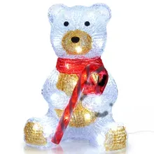 Deuba® LED Acryl Figur Weihnachten Teddy sitzend Deuba® LED Acryl Figur Weihnachten Teddy sitzend