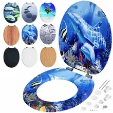 Casaria® Toilettensitz Sealife mit Absenkautomatik Casaria® Toilettensitz Sealife mit Absenkautomatik