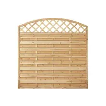 Sichtschutzzaun Holz Bogen mit Gitter Kiefer/Fichte 180 x 180/160 cm (Serie Baltrum) Sichtschutzzaun Holz Bogen mit Gitter Kiefer/Fichte 180 x 180/160 cm (Serie Baltrum)