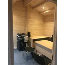 Großes Gartenbüro “Hansa Office” 10x4m | Großes Gartenhaus aus Holz | Holzhaus mit großen Räumen | Gartenbüro im Blockhaus Großes Gartenbüro “Hansa Office” 10x4m | Großes Gartenhaus aus Holz | Holzhaus mit großen Räumen | Gartenbüro im Blockhaus