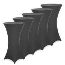 Stehtischhusse 5er-Set Anthrazit Ø80cm Stehtischhusse 5er-Set Anthrazit Ø80cm