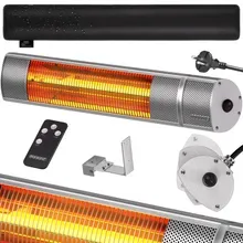 monzana® Heizstrahler MZH2000 Silber 2000W monzana® Heizstrahler MZH2000 Silber 2000W