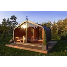 Gartensauna mit Vorraum “Everest Mini” 4x2m Gartensauna mit Vorraum “Everest Mini” 4x2m