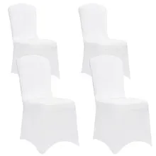 Stuhlhusse 4er-Set Weiß OEKO-TEX® Stuhlhusse 4er-Set Weiß OEKO-TEX®