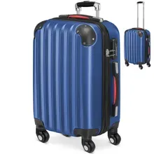 monzana® Hartschalenkoffer Rollen 360º Handgepäck Blau ABS monzana® Hartschalenkoffer Rollen 360º Handgepäck Blau ABS