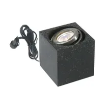 Außenstrahler CUBUS, 100 x 100 x 100 mm, Steinoptik, 3 Watt Außenstrahler CUBUS, 100 x 100 x 100 mm, Steinoptik, 3 Watt