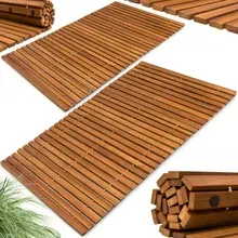 Deuba® Badematte 2er-Set 76x50cm Akazie FSC®-zertifiziert Deuba® Badematte 2er-Set 76x50cm Akazie FSC®-zertifiziert