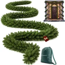 Casaria® Weihnachtsgirlande Premium 3m Casaria® Weihnachtsgirlande Premium 3m