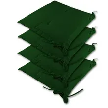 Sitzkissen 4er-Set Sydney Grün 45x40x6cm Sitzkissen 4er-Set Sydney Grün 45x40x6cm