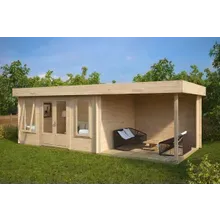 Gartenhaus mit Terrasse “Jacob D” 7x3m | Gartenhaus mit Veranda 3x7m | Gartenhaus mit Terrasse und Terrassenüberdachung Gartenhaus mit Terrasse “Jacob D” 7x3m | Gartenhaus mit Veranda 3x7m | Gartenhaus mit Terrasse und Terrassenüberdachung