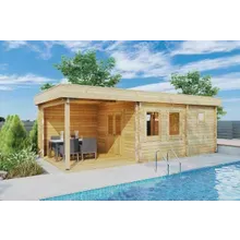 Gartensauna mit Terrasse “Lucas E” 8x4m | Gartensauna mit Terrasse 24m² | Separater Waschraum | Ruheraum | 9m² Außenterrasse Gartensauna mit Terrasse “Lucas E” 8x4m | Gartensauna mit Terrasse 24m² | Separater Waschraum | Ruheraum | 9m² Außenterrasse
