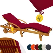 Auflage Sunlounger Rot 195x55x5cm Auflage Sunlounger Rot 195x55x5cm