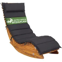 Auflage Saunaliege Anthrazit 177x58x7cm Auflage Saunaliege Anthrazit 177x58x7cm