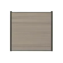 XXXL Premium Komplettset, WPC Coex. Zaun, grau meliert, 20 mm (S) x 1790 mm (B) x 1750 mm (H), Modulares Zaunsystem / Sichtschutz / Steckzaun inkl. Start- und Abschlussprofil (Serie WoodoSylt ohne Pfosten) XXXL Premium Komplettset, WPC Coex. Zaun, grau meliert, 20 mm (S) x 1790 mm (B) x 1750 mm (H), Modulares Zaunsystem / Sichtschutz / Steckzaun inkl. Start- und Abschlussprofil (Serie WoodoSylt ohne Pfosten)