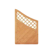 Sichtschutzzaun Holz Douglasie Bogen 90 x 140/90 cm (Serie: Doben) Sichtschutzzaun Holz Douglasie Bogen 90 x 140/90 cm (Serie: Doben)