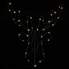 LED Rentier Weihnachten Metall Warmweiß LED Rentier Weihnachten Metall Warmweiß