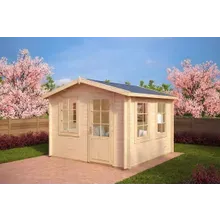 Kleines Gartenhaus “Nora C” 3x3m | Kleines Gartenhaus 3x3m | Kleines Gartenhaus aus Holz | Mini-Gartenhaus aus Holz Kleines Gartenhaus “Nora C” 3x3m | Kleines Gartenhaus 3x3m | Kleines Gartenhaus aus Holz | Mini-Gartenhaus aus Holz