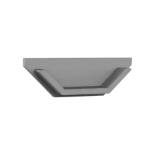 Endkappe für LED Alu Eckprofil Exo-V1_12 + Cover PC7X_12 Endkappe für LED Alu Eckprofil Exo-V1_12 + Cover PC7X_12