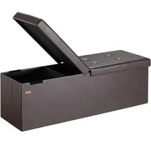 Sitzbank Braun 115x38x38cm mit Klappdeckel Sitzbank Braun 115x38x38cm mit Klappdeckel