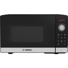 BOSCH Serie 2 Freistehende Mikrowelle 44 x 26 cm Edelstahl FFL023MS2 BOSCH Serie 2 Freistehende Mikrowelle 44 x 26 cm Edelstahl FFL023MS2