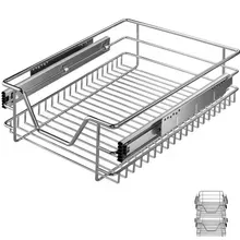 Casaria® Teleskopschublade 2er-Set 40cm Schrankbreite Außenmaß Casaria® Teleskopschublade 2er-Set 40cm Schrankbreite Außenmaß
