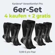 Kardena VenenKomfort Pro – Kompressionsstrümpfe für leichte Beine im Alltag Kardena VenenKomfort Pro – Kompressionsstrümpfe für leichte Beine im Alltag