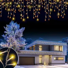 Regenlichterkette LED Warmweiß 10m Regenlichterkette LED Warmweiß 10m