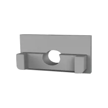 Endkappe für LED Alu Fliesenprofil Exo-F1/F1H_16 + Cover PC45 _16 Endkappe für LED Alu Fliesenprofil Exo-F1/F1H_16 + Cover PC45 _16