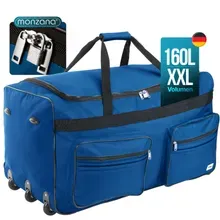 monzana® Rollenreisetasche XXL Blau 160L monzana® Rollenreisetasche XXL Blau 160L