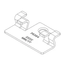 Twinson Montageclip für alle WPC Massivdielen, passend für alle Holz-Trägerprofile mit Schrauben, 100 St. / P. Twinson Montageclip für alle WPC Massivdielen, passend für alle Holz-Trägerprofile mit Schrauben, 100 St. / P.