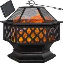 Feuerschale sechseckig 70x60,5x62,5cm inkl Abdeckung Feuerschale sechseckig 70x60,5x62,5cm inkl Abdeckung