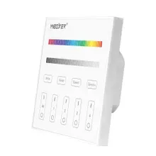 MiBoxer T3 RGBW LED Wandfernbedienung – für RGB & RGBW LED Streifen, 4 Zonen, 2,4 GHz Funk, netzbetrieben 230 V MiBoxer T3 RGBW LED Wandfernbedienung – für RGB & RGBW LED Streifen, 4 Zonen, 2,4 GHz Funk, netzbetrieben 230 V