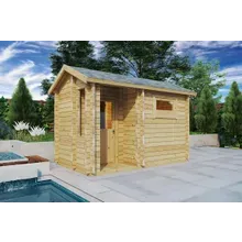 Kleine Gartensauna “Lisette” 4x2m | Gartensauna mit Vorraum | Outdoor-Sauna kaufen | Außensauna | Saunahaus mit Vorraum Kleine Gartensauna “Lisette” 4x2m | Gartensauna mit Vorraum | Outdoor-Sauna kaufen | Außensauna | Saunahaus mit Vorraum