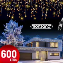 Regenlichterkette LED Warmweiß 20m Regenlichterkette LED Warmweiß 20m