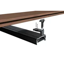 Anfangs- und Endclip inkl. Schrauben für Holz UK / Dielen mit Nut, 20 St. Anfangs- und Endclip inkl. Schrauben für Holz UK / Dielen mit Nut, 20 St.