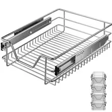 Casaria® Teleskopschublade 4er-Set 40cm Schrankbreite Außenmaß Casaria® Teleskopschublade 4er-Set 40cm Schrankbreite Außenmaß