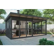 Grillpavillon mit Terrasse “Elias” 6x4m | 6x4m großes Gartenhaus mit Grill | 4x6m großes Gartenhaus aus Holz | Grillpavillon Grillpavillon mit Terrasse “Elias” 6x4m | 6x4m großes Gartenhaus mit Grill | 4x6m großes Gartenhaus aus Holz | Grillpavillon