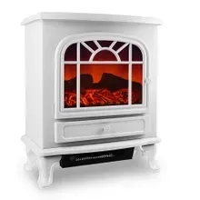 monzana® Elektrischer Kamin Weiß 2000W mit Heizlüfter monzana® Elektrischer Kamin Weiß 2000W mit Heizlüfter