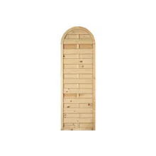 Sichtschutzzaun Holz Bogen Kiefer/Fichte 60 x 180/150 cm (Serie Baltrum) Sichtschutzzaun Holz Bogen Kiefer/Fichte 60 x 180/150 cm (Serie Baltrum)