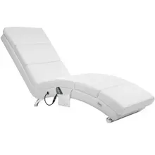 Relaxliege London Weiß mit Massage- & Heizfunktion Relaxliege London Weiß mit Massage- & Heizfunktion