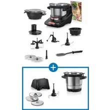 BOSCH Cookit Set Deluxe Schwarz MCC9555D05 BOSCH Cookit Set Deluxe Schwarz MCC9555D05